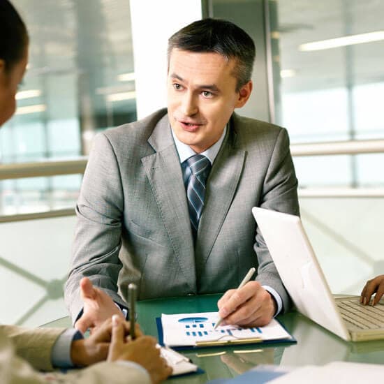 Team meeting discussing best strategy